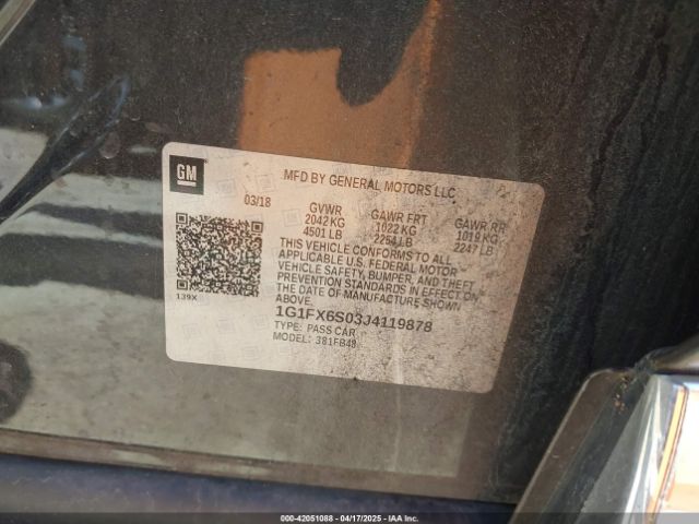 2018 CHEVROLET BOLT EV 1G1FX6S03J4119878 Photo 8