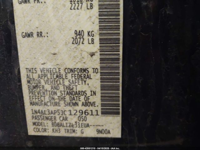 2018 NISSAN ALTIMA 1N4AL3AP5JC129611 Photo 8