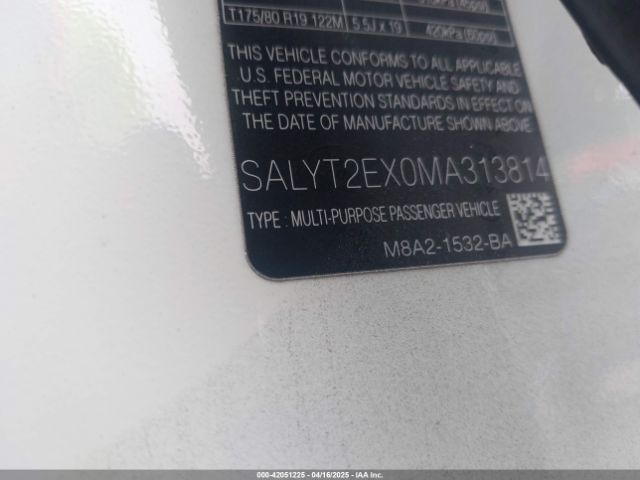 SALYT2EX0MA313814 Land Rover Range Rover Velar P250 R-dynamic S
