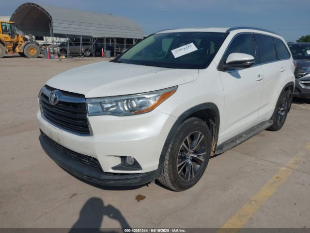 2016 TOYOTA HIGHLANDER 5TDKKRFH7GS163157 Photo 1