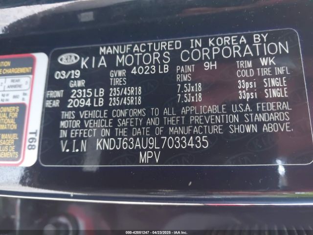 KNDJ63AU9L7033435 KIA Soul Gt-line