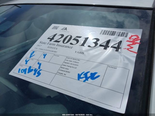 VNKKTUD32HA081883 Toyota YARIS L