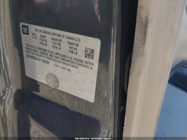 2G1WC5E34E1135309 Chevrolet Impala Limited Ltz