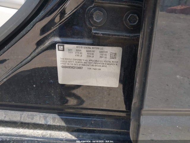 2012 CADILLAC CTS 1G6DA5E56C0124667 Photo 8