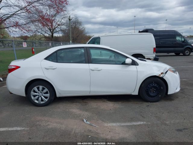 2T1BURHEXGC711559 Toyota COROLLA LE