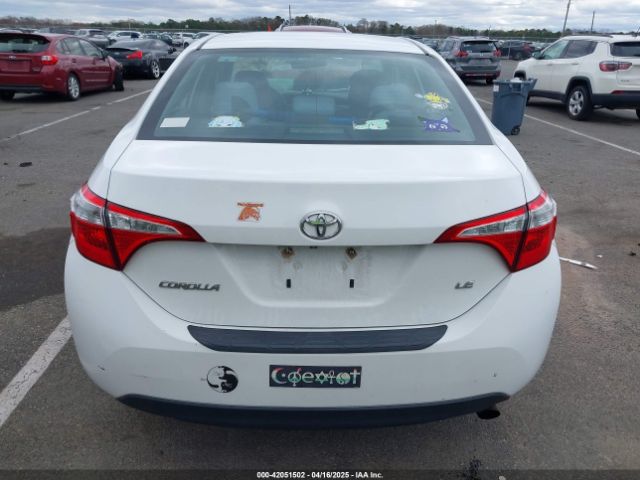 2T1BURHEXGC711559 Toyota COROLLA LE