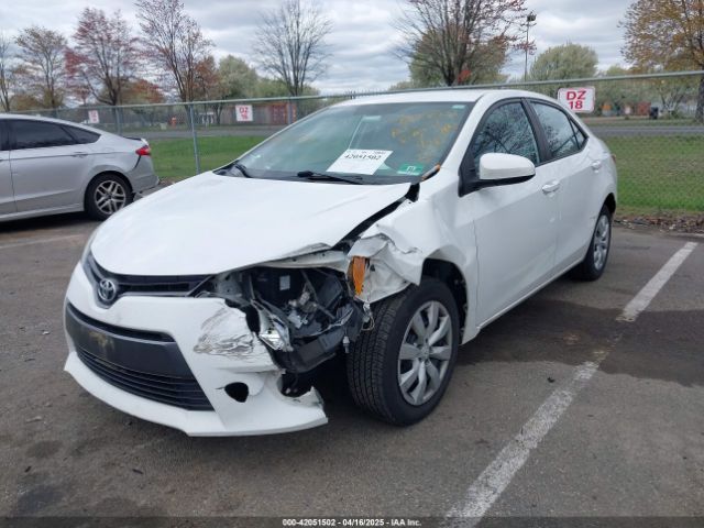 2T1BURHEXGC711559 Toyota COROLLA LE