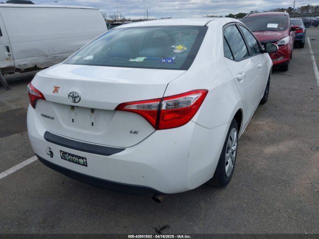 2T1BURHEXGC711559 Toyota COROLLA LE