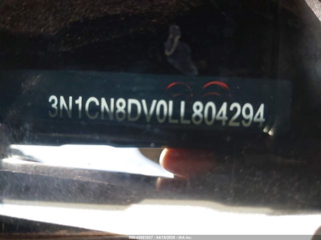 3N1CN8DV0LL804294 Nissan Versa S Xtronic Cvt