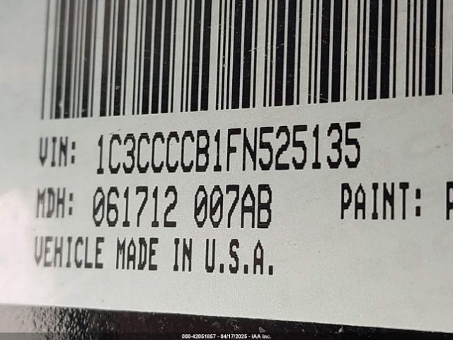 1C3CCCCB1FN525135 Chrysler 200 C
