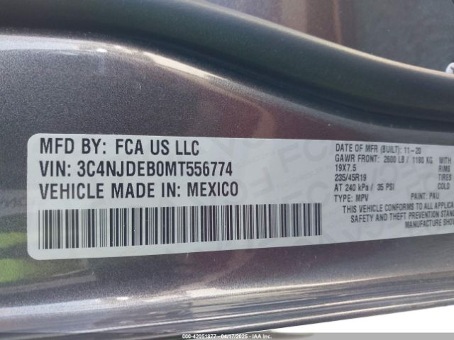 2021 JEEP COMPASS 3C4NJDEB0MT556774 Photo 8