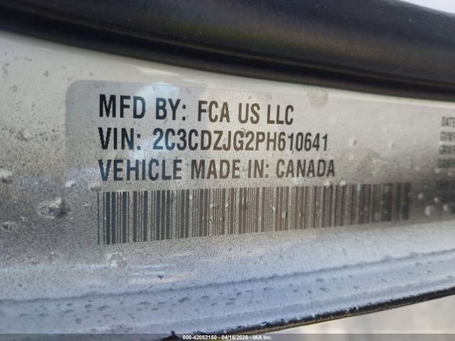 2C3CDZJG2PH610641 Dodge Challenger Gt