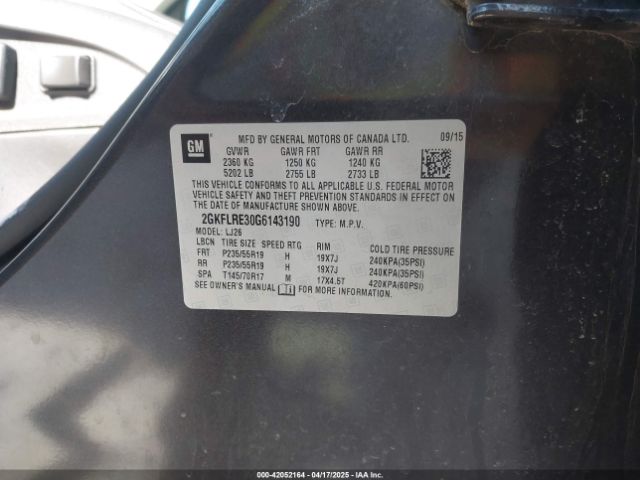 2GKFLRE30G6143190 GMC Terrain Denali