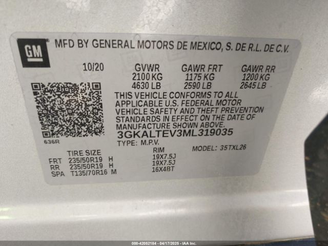 2021 GMC TERRAIN 3GKALTEV3ML319035 Photo 8