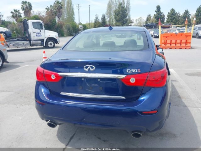 JN1FV7AP6GM421565 Infiniti Q50 3.0t Red Sport 400