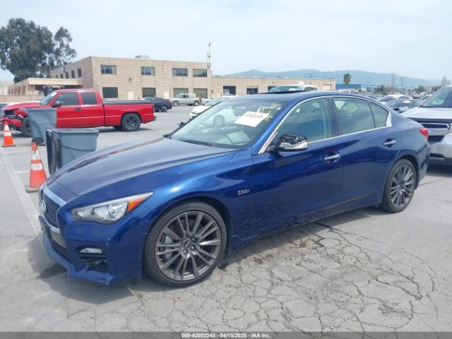 JN1FV7AP6GM421565 Infiniti Q50 3.0t Red Sport 400