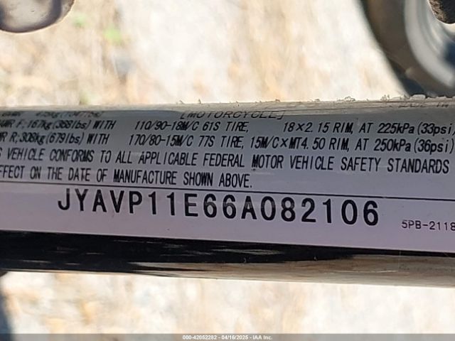 2006 YAMAHA XVS1100 JYAVP11E66A082106 Photo 9