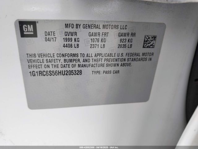 1G1RC6S56HU205328 Chevrolet VOLT LT