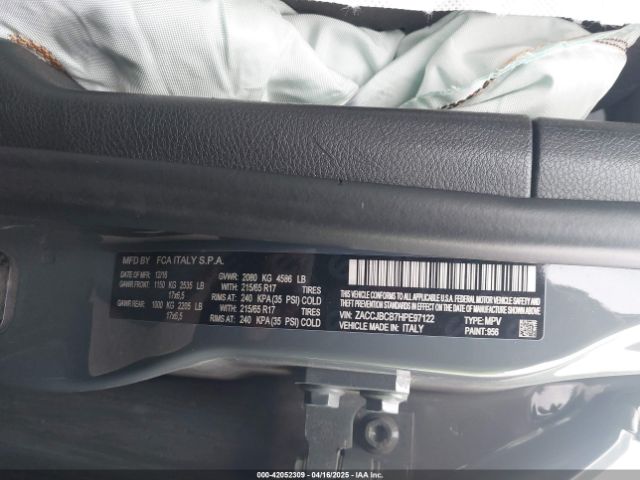 ZACCJBCB7HPE97122 Jeep Renegade Deserthawk 4x4