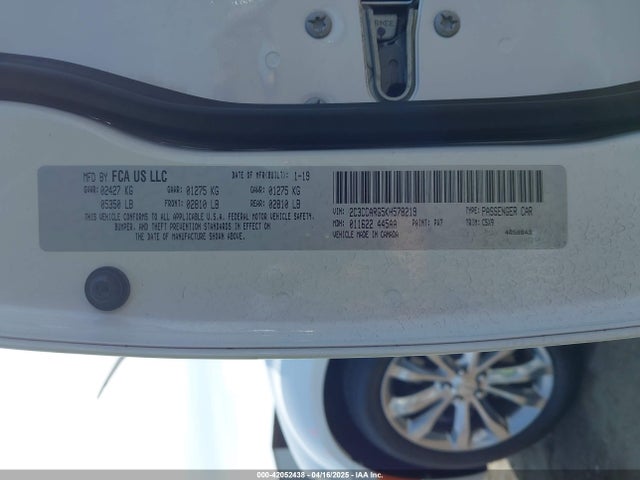 2C3CCARG5KH578219 Chrysler 300 Touring Awd