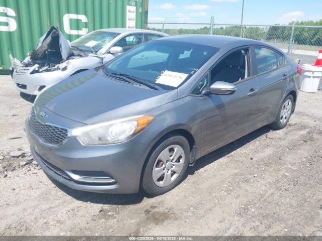KNAFX4A69G5500958 KIA FORTE LX