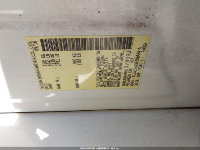 1N4AA6AP0HC378092 Nissan Maxima 3.5 Sr