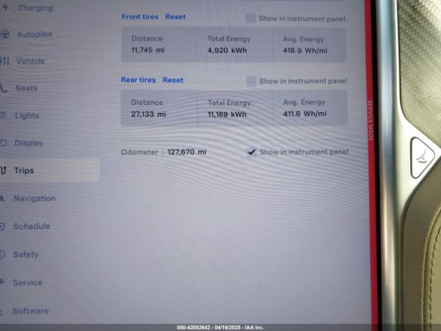 5YJXCAE45GF000773 Tesla Model X 60d/p100d/p90d