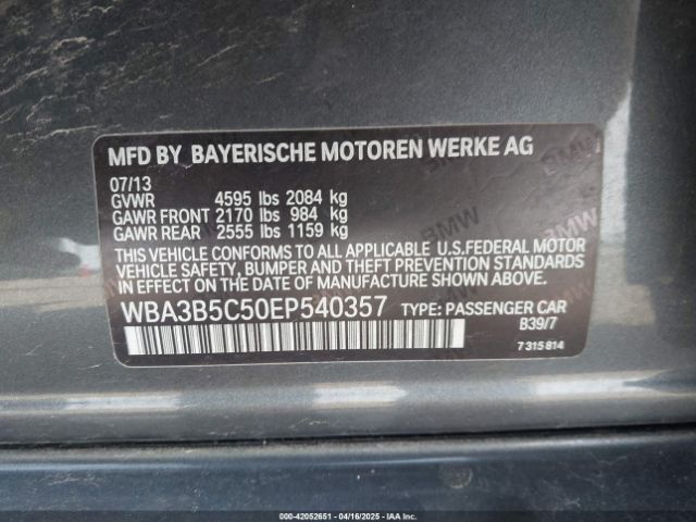 WBA3B5C50EP540357 BMW 328i Xdrive