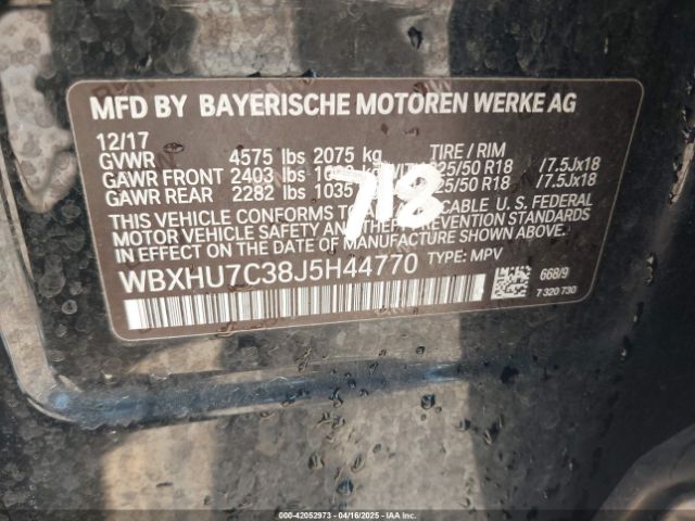 2018 BMW X1 WBXHU7C38J5H44770 Photo 8
