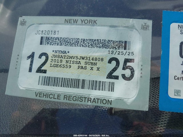 JN8AT2MV5JW314808 Nissan ROGUE S