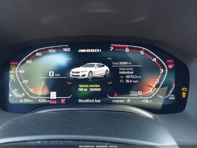 WBAGV8C09NCH15245 BMW m850i
