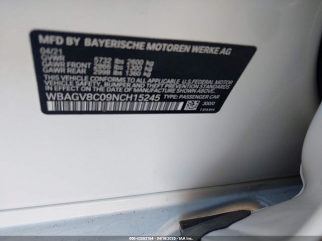 WBAGV8C09NCH15245 BMW m850i