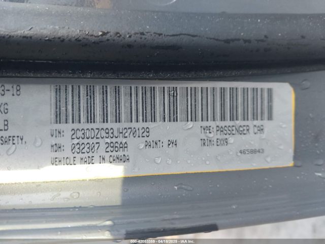 2018 DODGE CHALLENGER 2C3CDZC93JH270129 Photo 8