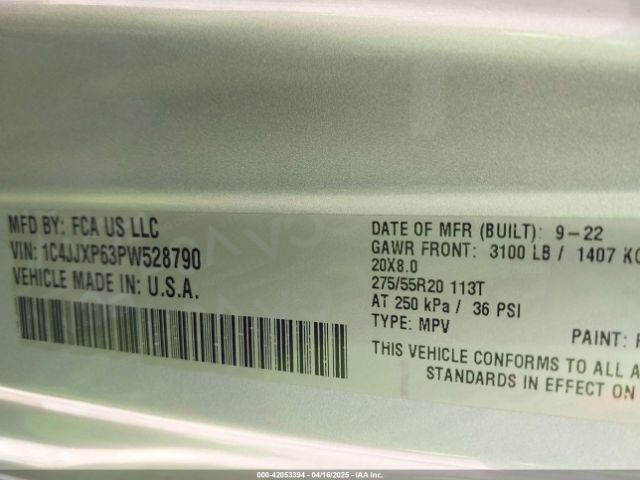 2023 JEEP WRANGLER 4XE 1C4JJXP63PW528790 Photo 8