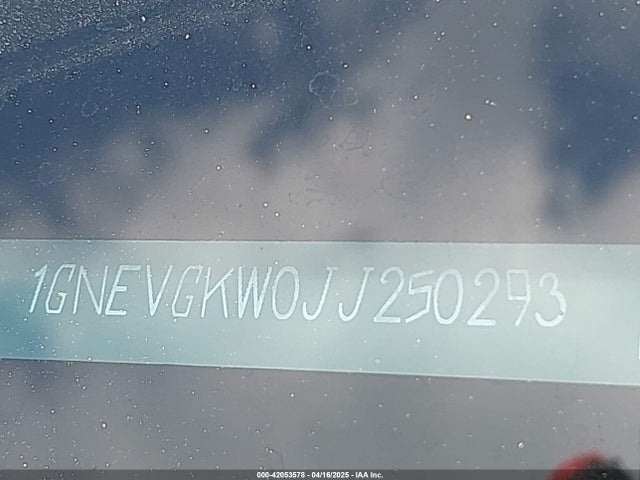 1GNEVGKW0JJ250293 Chevrolet Traverse 1lt