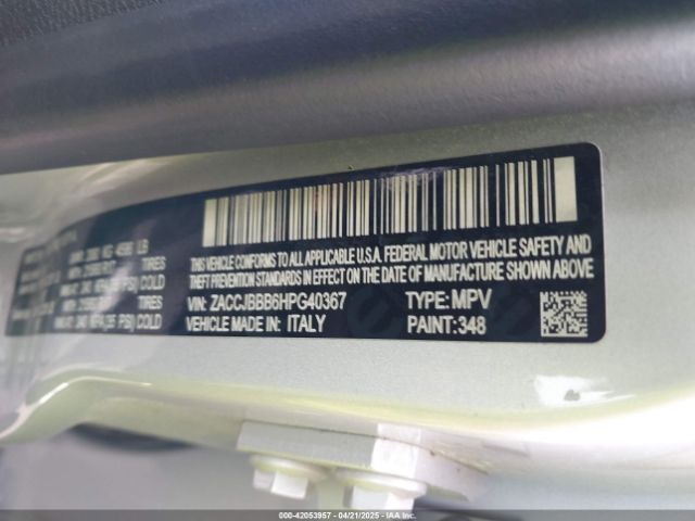 ZACCJBBB6HPG40367 Jeep Renegade Latitude 4x4