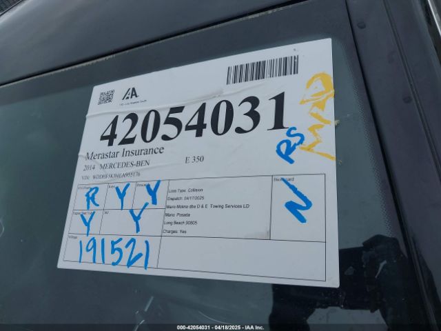 WDDHF5KB4EA955176 Mercedes-Benz E 350 E 350 Luxury