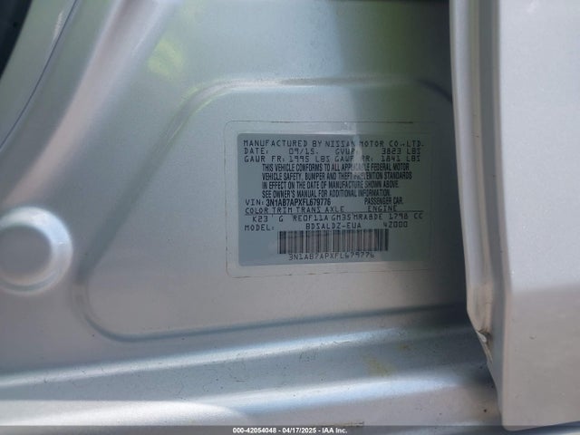 3N1AB7APXFL679776 Nissan SENTRA SV