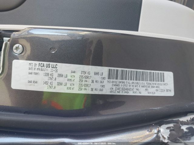 2017 CHRYSLER PACIFICA 2C4RC1BG5HR642147 Photo 8