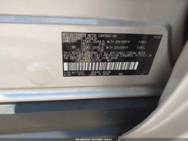 JTEAAAAH6MJ027243 Toyota Venza Limited