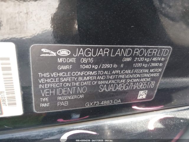 SAJAD4BG7HA965178 Jaguar Xe 25t Premium