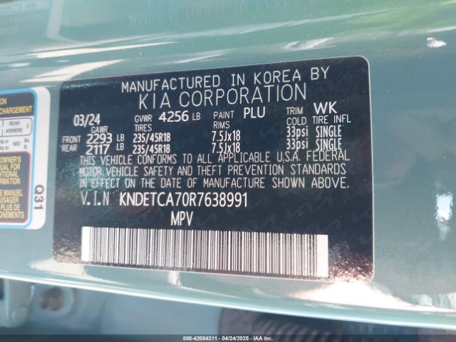 KNDETCA70R7638991 KIA Seltos Sx Turbo