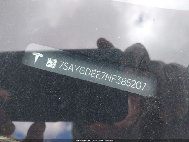 2022 TESLA MODEL Y 7SAYGDEE7NF385207 Photo 8
