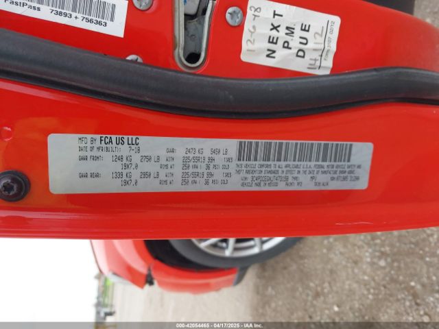 3C4PDCEGXJT473158 Dodge JOURNEY GT