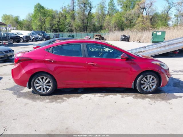 KMHDH4AE1FU387537 Hyundai ELANTRA SE