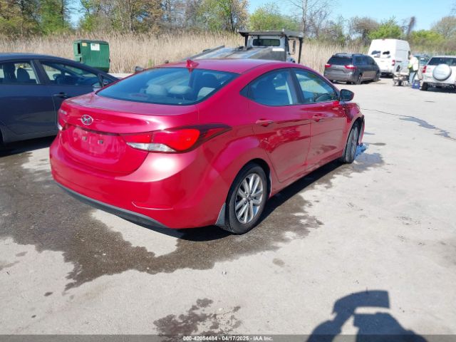 KMHDH4AE1FU387537 Hyundai ELANTRA SE