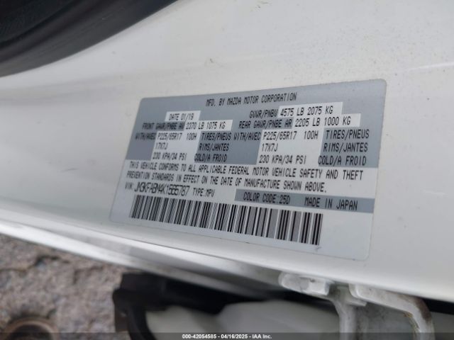 JM3KFABM4K1565787 Mazda CX-5 SPORT
