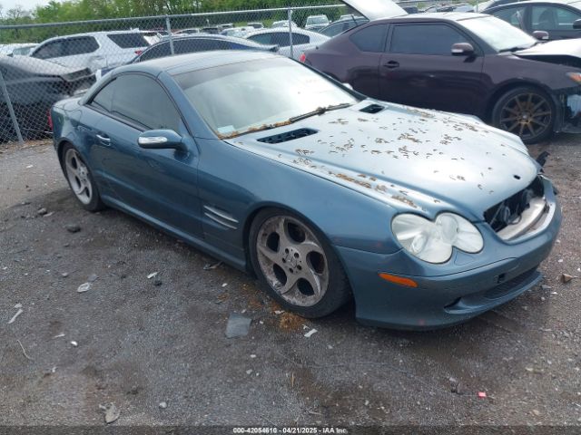 2005 MERCEDES-BENZ SL 500 WDBSK75F85F092261