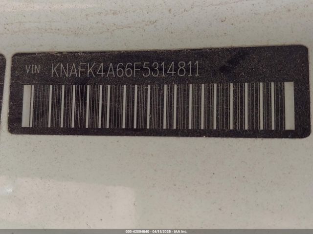 KNAFK4A66F5314811 KIA FORTE LX