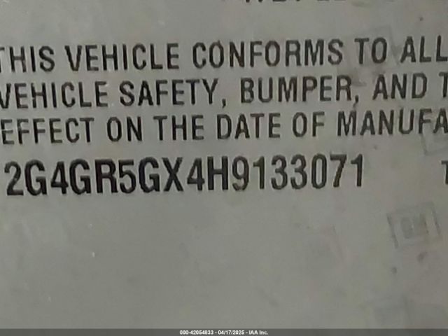 2G4GR5GX4H9133071 Buick Regal Turbo Premium Ii